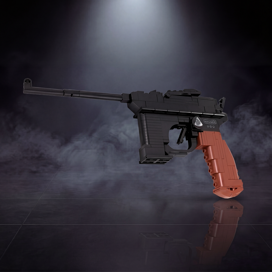C96 (długa lufa) — model z klocków, 145 elementów