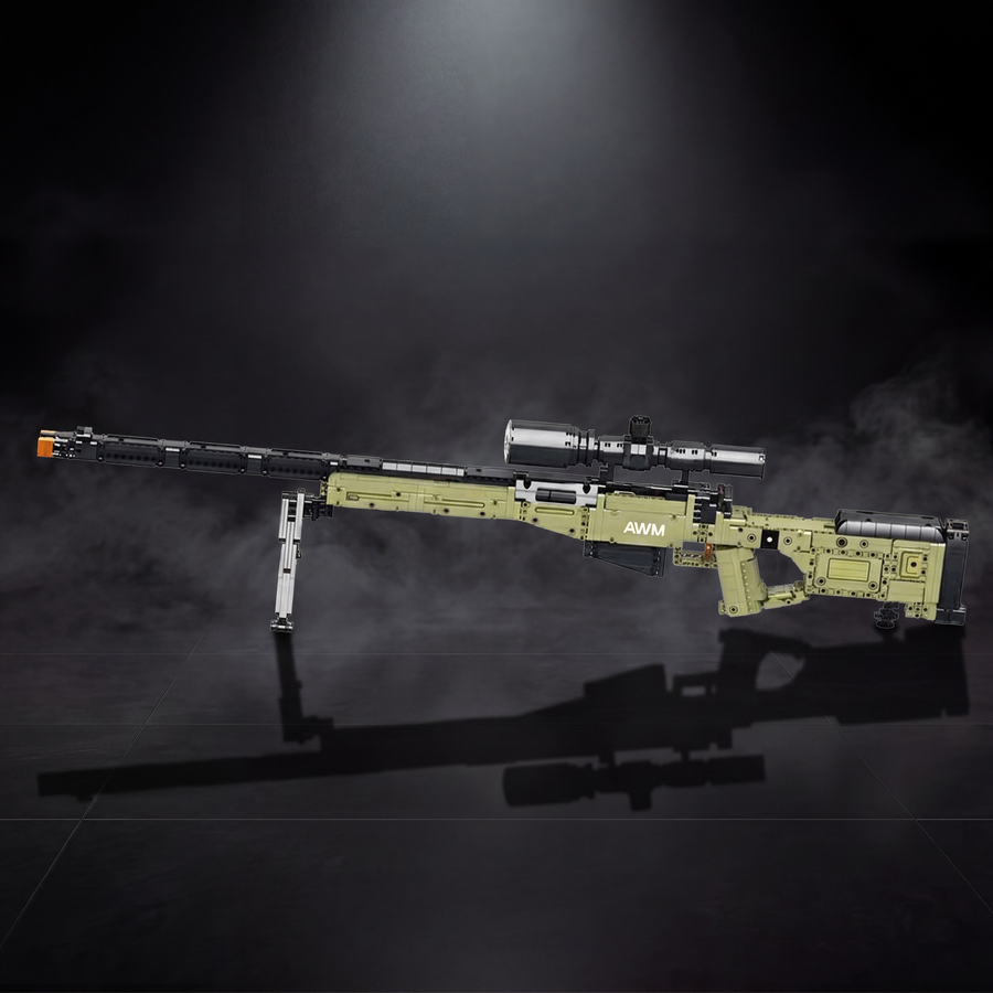 AWM Magnum — model z klocków, 1336 elementów