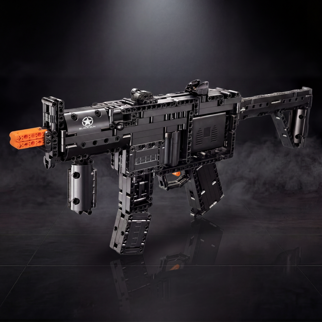 MP5 — model z klocków ClickBricks, 783 elementy