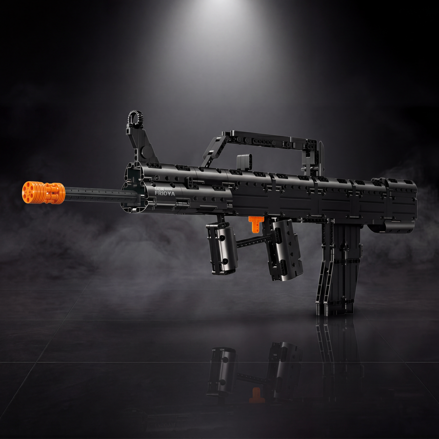 QBX-95 Bullpup — model z klocków, 874 elementy