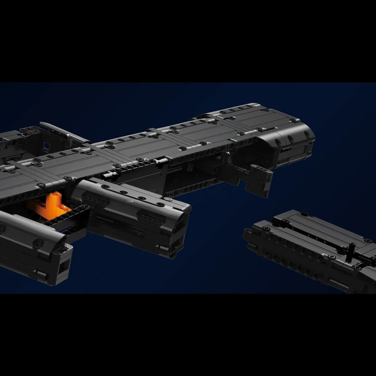 QBX-95 — model z klocków ClickBricks, 874 elementy — detale