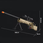 M24 — model z klocków ClickBricks, 1400 elementów — detale
