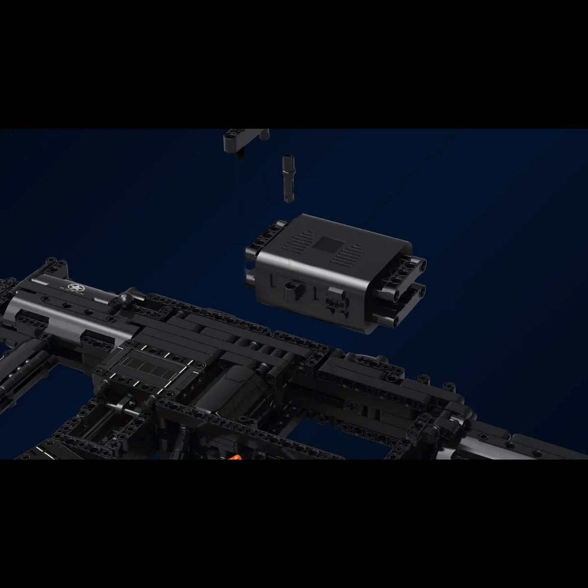 MP5 — model z klocków ClickBricks, 783 elementy — detale
