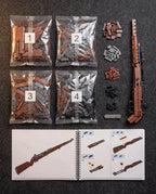98K — model z klocków ClickBricks, 1117 elementów