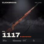 98K — model z klocków ClickBricks, 1117 elementów — specyfikacja