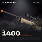 M24 — model z klocków ClickBricks, 1400 elementów — specyfikacja