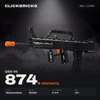 QBX-95 — model z klocków ClickBricks, 874 elementy — specyfikacja