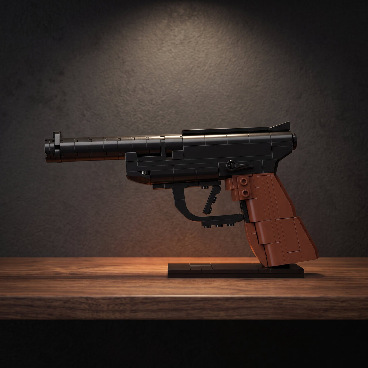 C96 krótki — model z klocków ClickBricks, 118 elementów — w ekspozycji