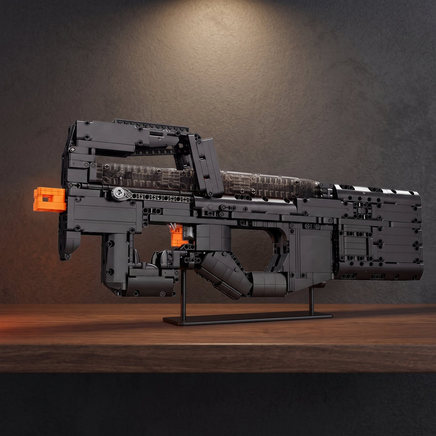 P90 — model z klocków, 1668 elementów